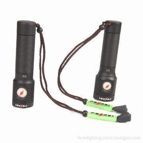 Rechargeable LED Torch Light with 100,000 Hours Lifespan